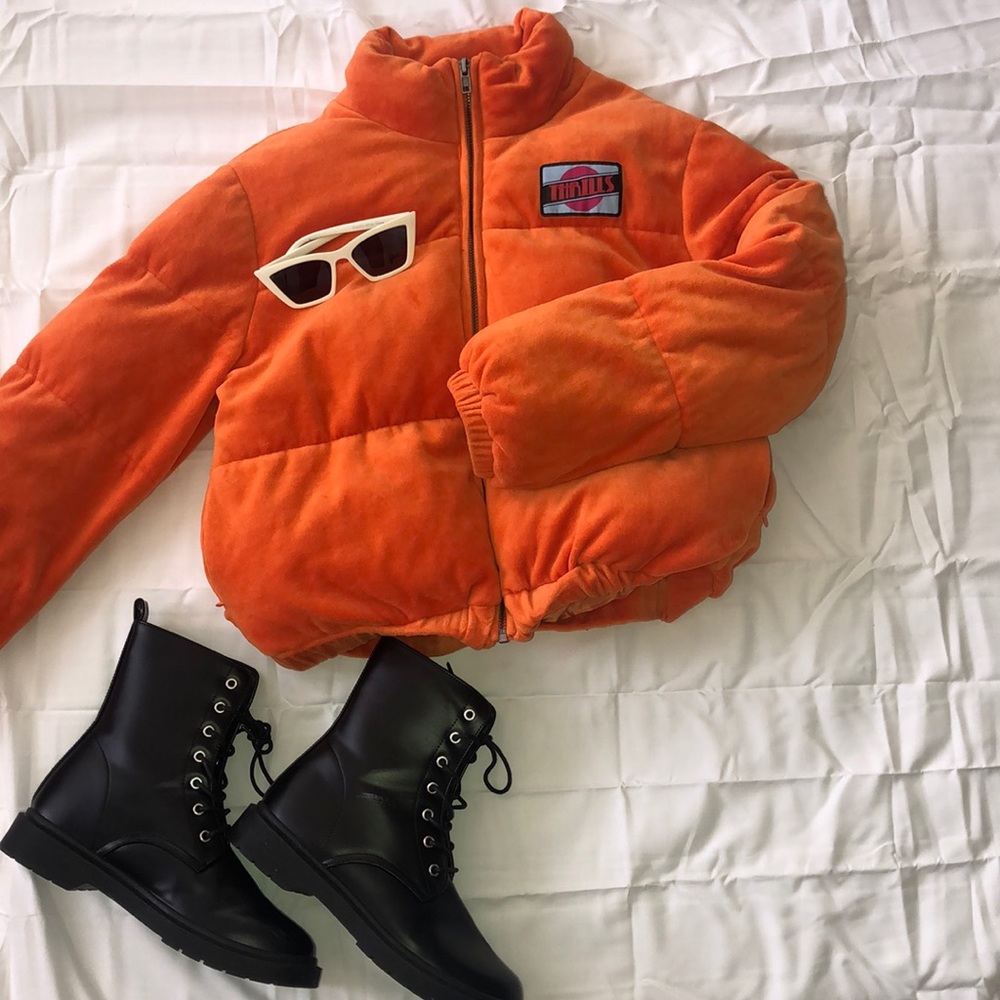 puffy cropped jacket